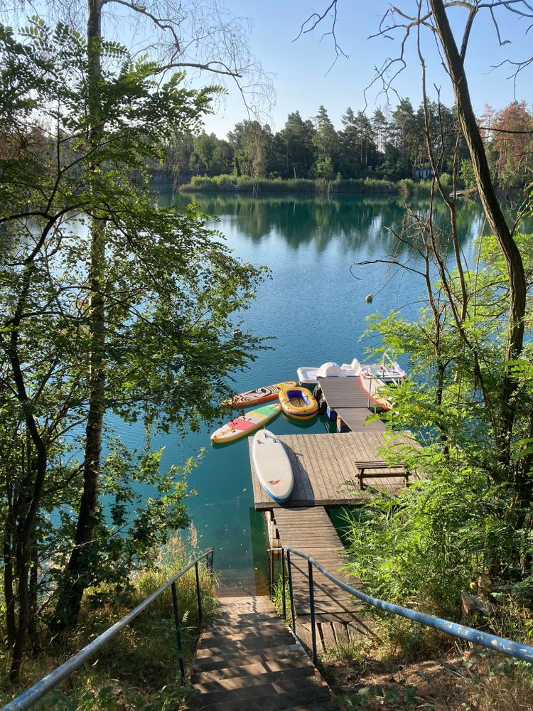 Steinbruchsee - Blauer See - Tiefer See